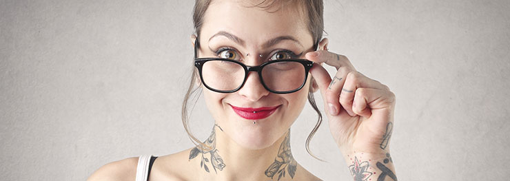 Bridge piercing