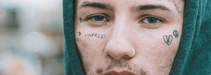 Surface piercing