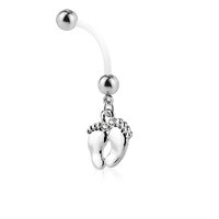 Bio Flex Steel Baby Feet Navel