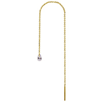 Bright Gold Threader Chain with Jewel : 11cm image