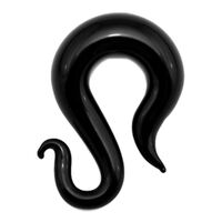 Black Glass Spiral Hanger image