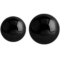 Black Steel Threaded Ball image