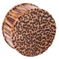 Coconut Concave Wood Plug image