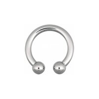 Steel Highline® Circular Barbell : 1.6mm (14ga) x 15mm x 6mm Balls