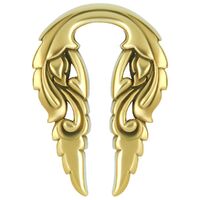 Cast Brass Ear Hanger : 27 grams image