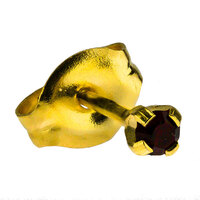 Gold Plate 2mm Tiffany : Garnet image