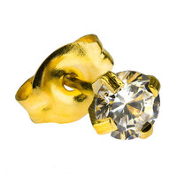 Gold Plate CZ : White image