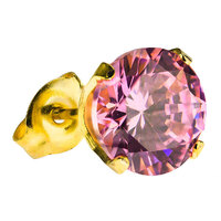 Gold Plate CZ : Pink image