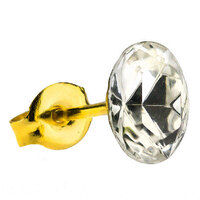 Gold Plate Crystal Zircon : Oval image