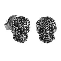 Pair of Surgical Steel Ear Studs - Sugar Skull : Sugar Skull image