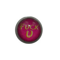 Screw On Picture Ball F**k U Pink image