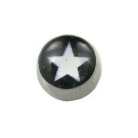 Screw On Picture Ball Star image