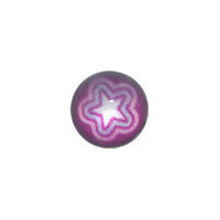 Screw On Picture Ball Star Flower image