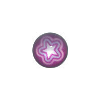 Screw On Picture Ball Star Flower image