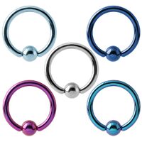 Titanium Ball Closure Ring image