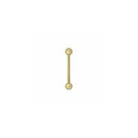 Titanium Zirconline® Micro Barbells : 1.2mm (16ga) x 5mm x 3mm Balls