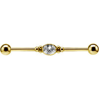 Jewelled Oval Industrial Bar image