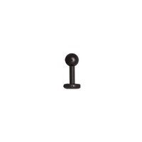 Titanium Blackline® Labret Studs : 1.6mm (14ga) x 5mm x 4mm Ball