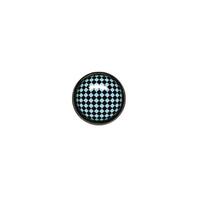 Titanium Blackline® Ikon Discs - Black/Turquoise Chessboard image
