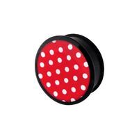 Mega Ikon Plug - Red/White Polka Dot image