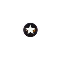 Steel Blackline® Threaded Ball - White Star on Black image