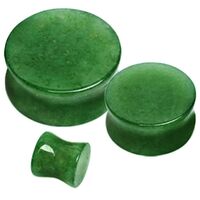 Double Flared Green Stone Plug image