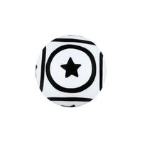 Acrylic Circle Stars Threaded Ball image