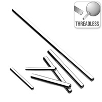 Threadless Titanium Barbell Stem image