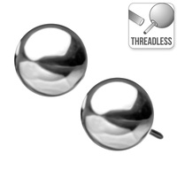 Threadless Titanium Ball Attachment image