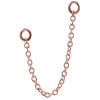 Rose Gold Hanging Chains for Hinged Segment Rings image