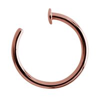 PVD Rose Gold Open Nose Ring image