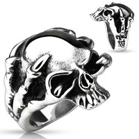 Dragon Claw Skull Cast Ring 316L Stainless Steel  image