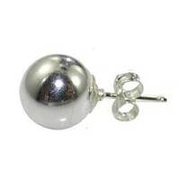 Jeweller Quality Sterling Silver Ball Ear Studs image