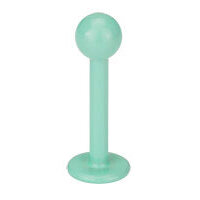 Supernova Pastel Light Green Labret with Ball : 1.6mm (14ga) x 10mm x 4mm Ball