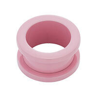 Supernova Pastel Light Pink Steel Flesh Tunnel image