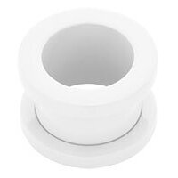 Supernova Pure White Steel Flesh Tunnel image