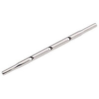 Titanium Internally Threaded Straight Barbell Stem with Three Internal 1.2mm Threaded Holes image