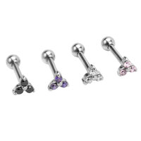 316L Steel Trinity Helix Barbell image