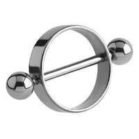 Titanium Round Nipple Shield Barbell image