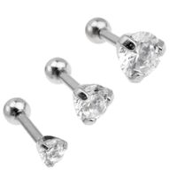 Triple Helix Claw Set Gem Barbell image