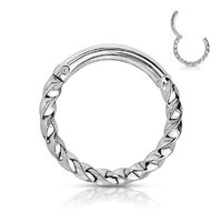 Steel Twisted Hinged Segment Ring image