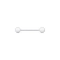 Bioplast® White Barbell image