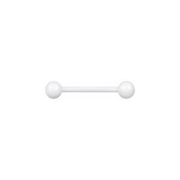 Bioplast® White Micro Barbell image