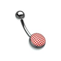 Titanium Highline® Picturebell - Chessboard Red/White image