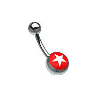 Titanium Picturebell White Star/Red image