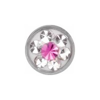 Titanium Basicline® Sealed Jewelled for Internally Threaded Jewellery image