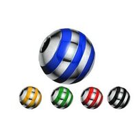 Titanium Highline® ART-Tech® More Striped Threaded Balls image