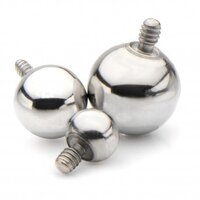 Zenith Internally Threaded Titanium Ball image