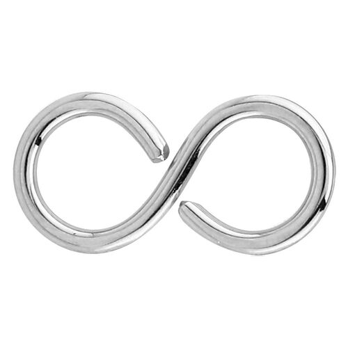  Surgical Steel Annealed Infinity Continuous Ring