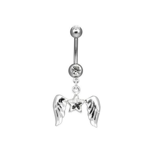  Steel Basicline® Angel Wing Navel Bananabell